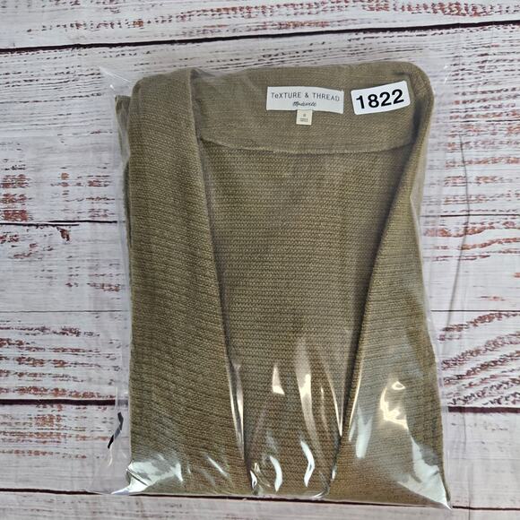 Madewell Texture & Thred Wrap Jacket S Missing Sash Excellent as Open Cardigan - Picture 14 of 14